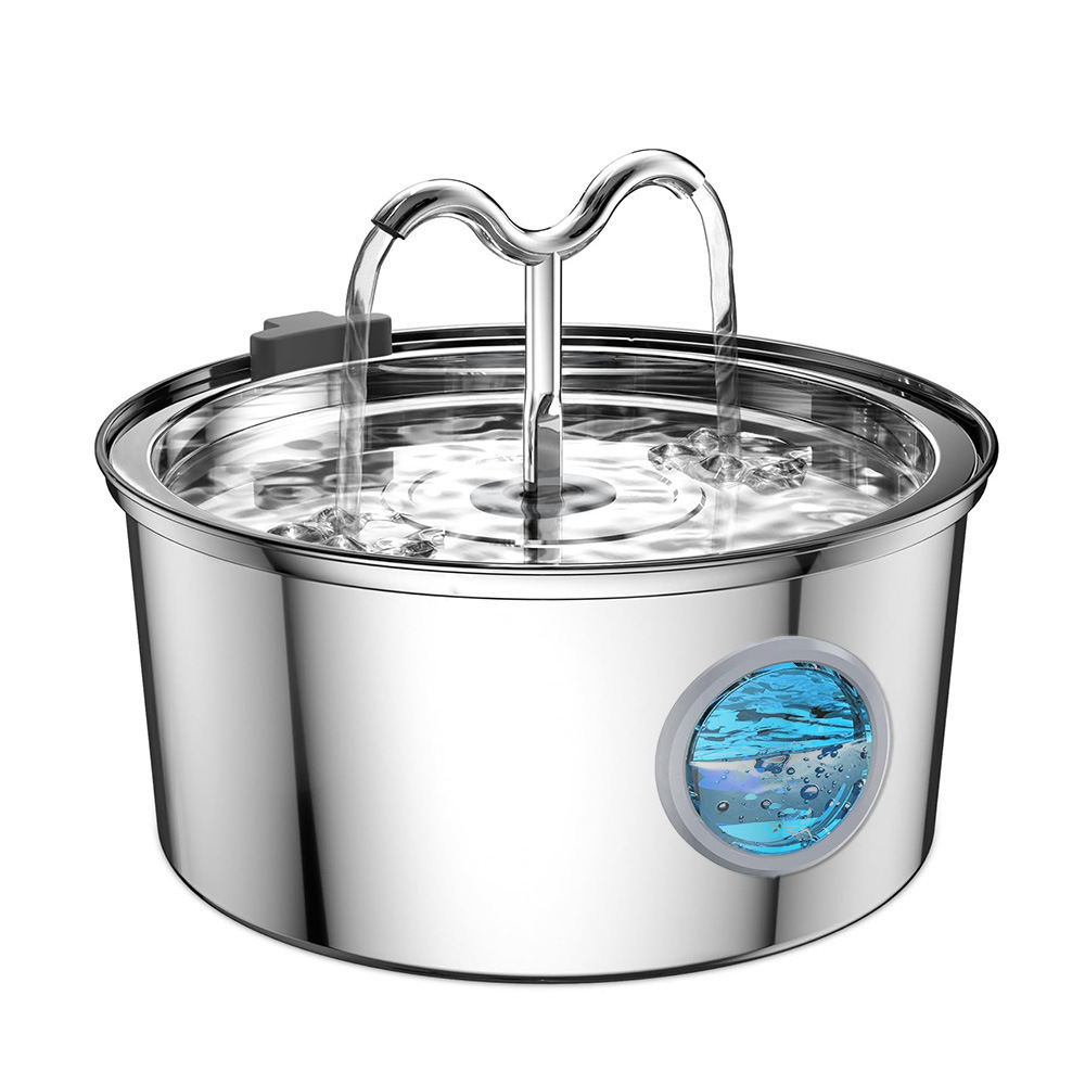 Stainless Steel Smart Pet Water Dispenser with Automatic Circulation and Filtration, Large Capacity Feeder for Cats and Dogs — image 11