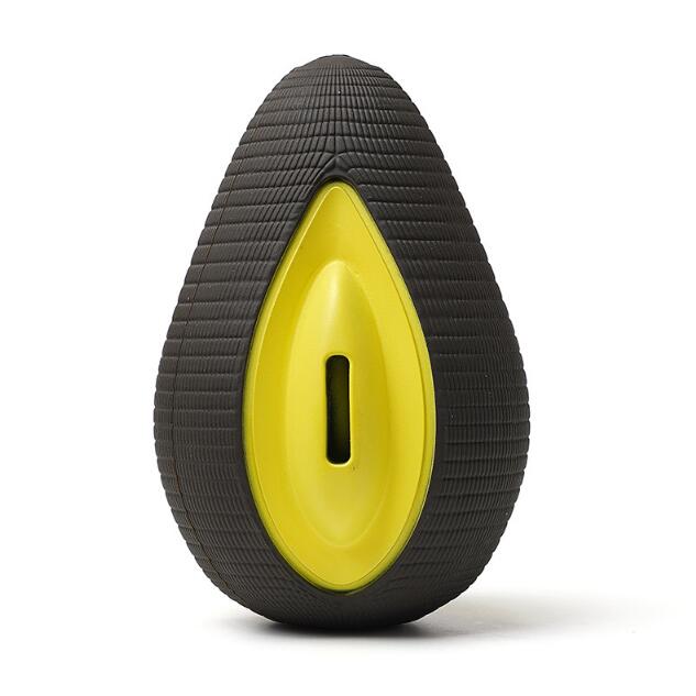 Dog Toys Molar Teeth Bite Resistant Cleaning Teeth Dog Leaking Balls Avocado Rubber Pet Dog Toys — image 7