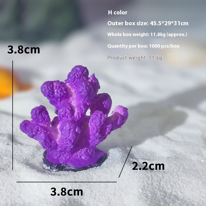 Decoración de Acuario Mini Coral para Tanques Pequeños DIY — imagen 10