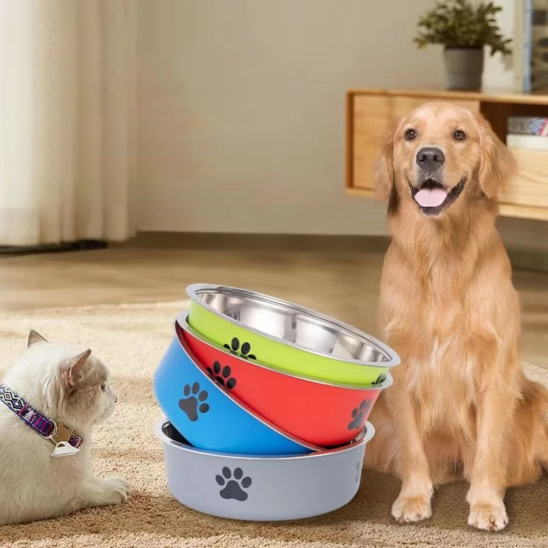 Bolita de Agua para Perros con Base de Goma Antideslizante y Comida para Mascotas Caninas y Felinas — imagen 1