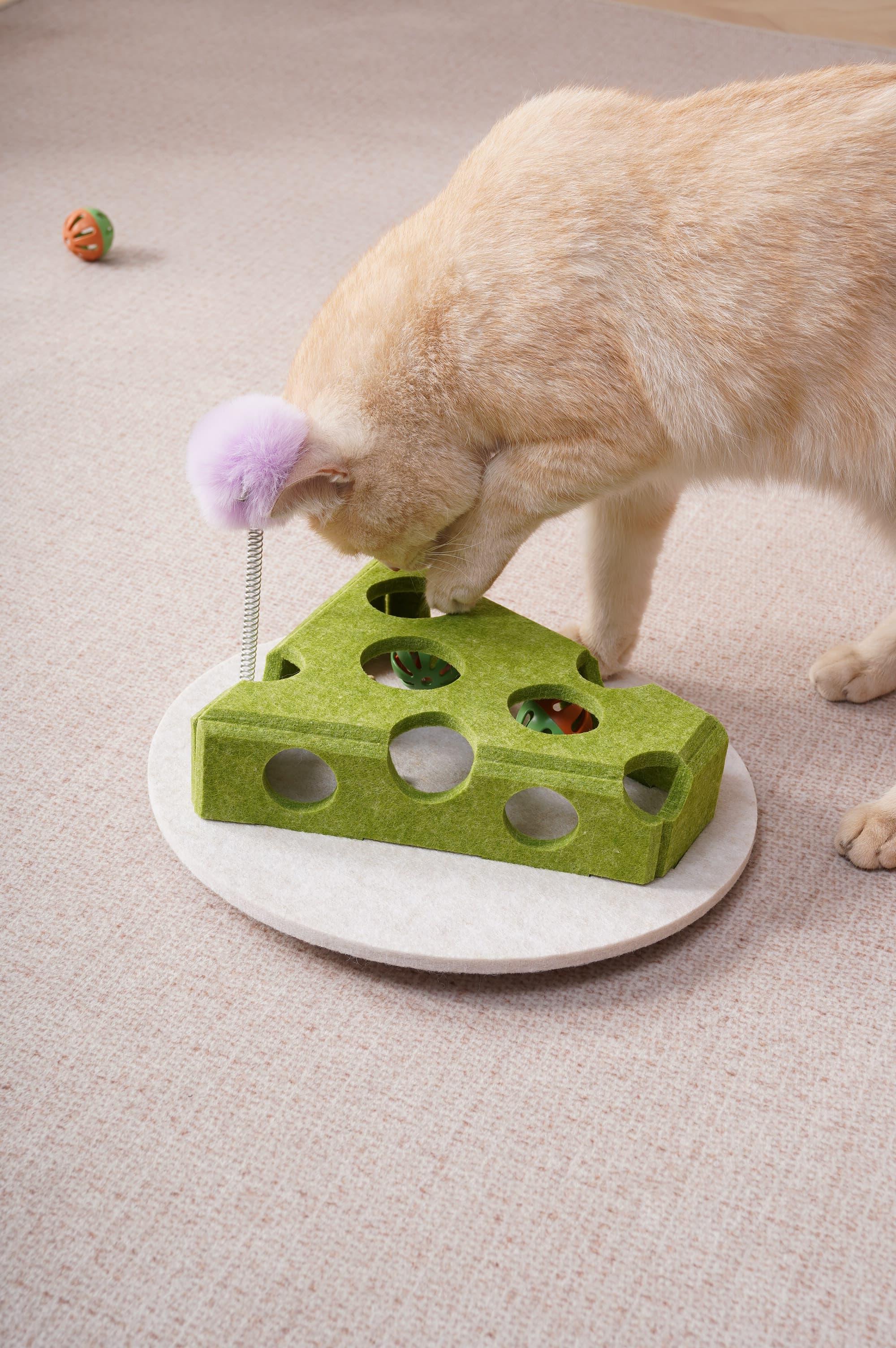 Juguetes de Rompecabezas para Gatos con Bolas y Látigo Elástico: Enriquecimiento Completo para Gatos Domésticos — imagen 18