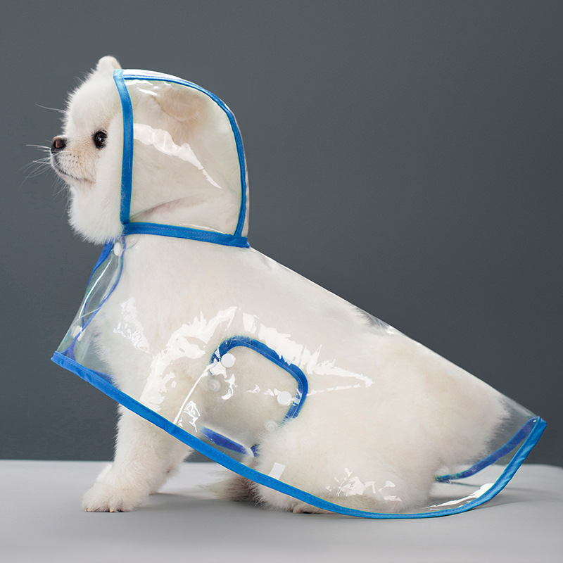 Ropa de Perro Impermeable de Plástico Transparente — imagen 8