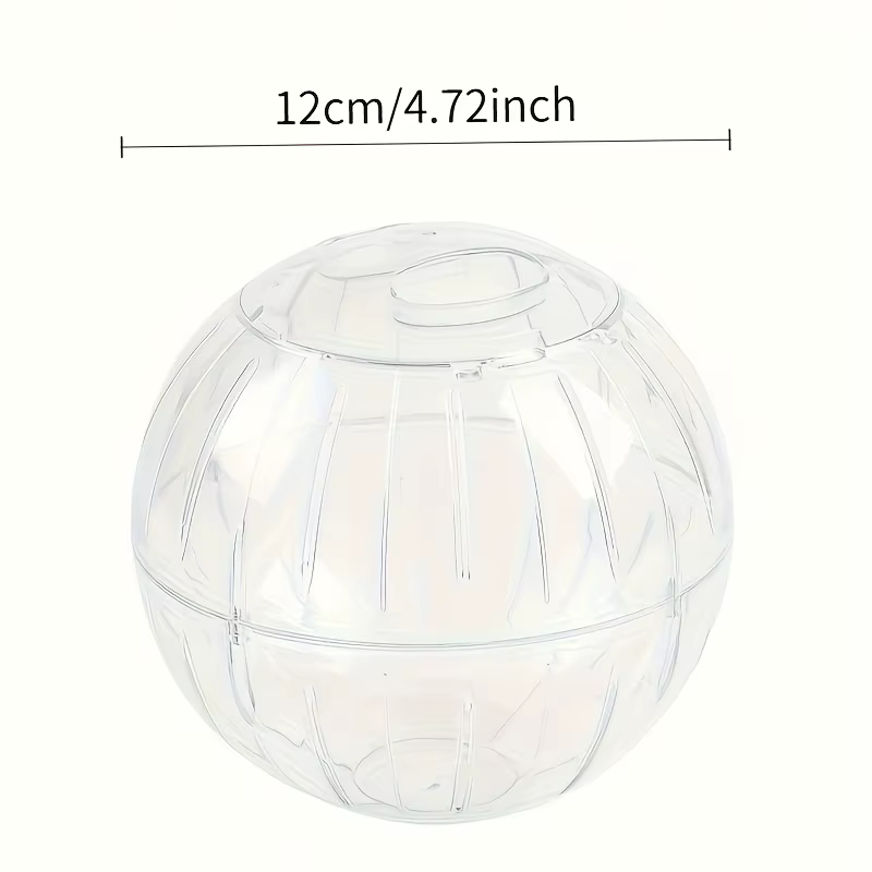 Hamster Crystal Sports Wheel - Breathable Safe Battery Free with Hanging Rope for Small Pets Under 4.72in Cage Play — image 2