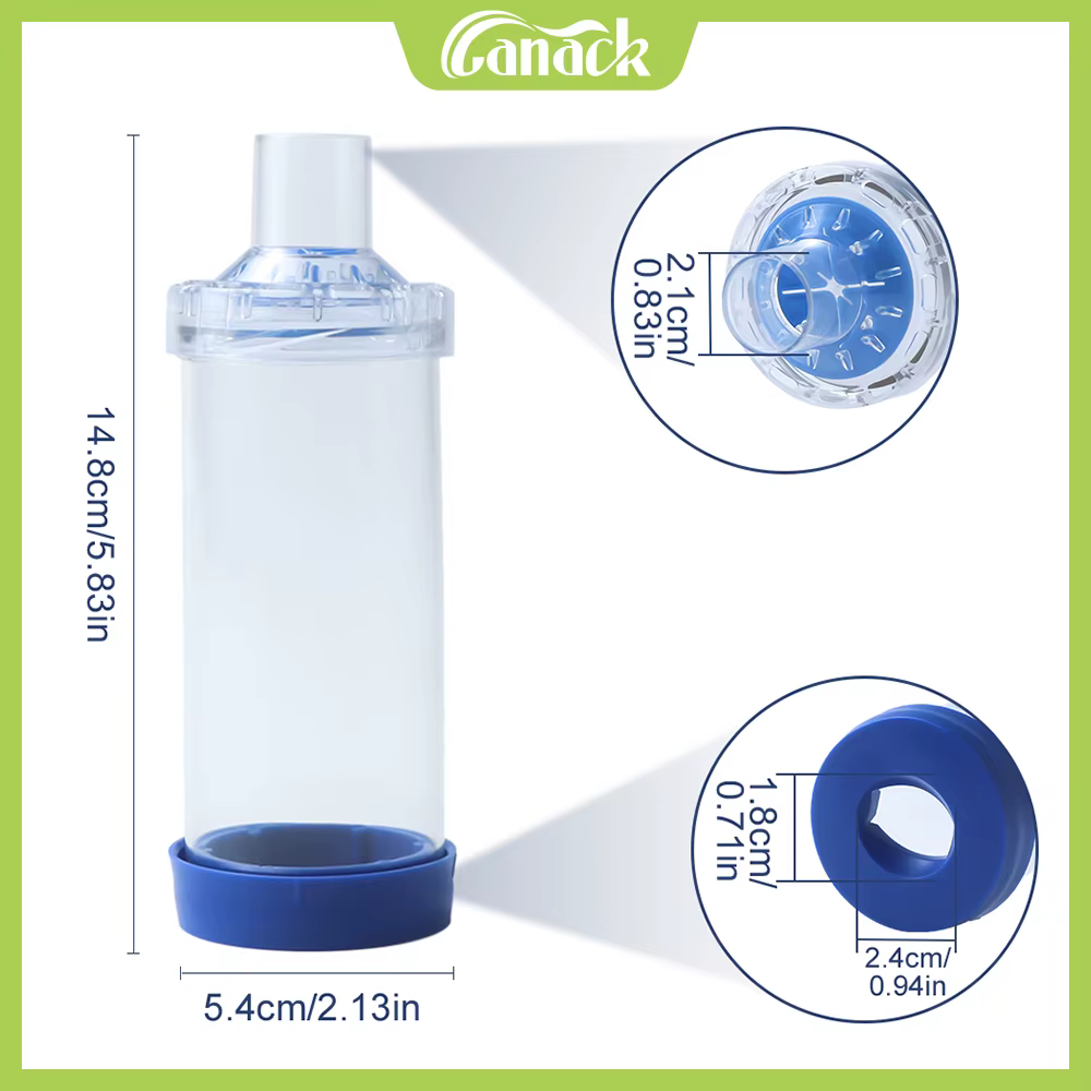 Cámara de Aerosol para Mascotas Portátil Inhalador Espaciador con Máscara PVC Médico para Animales Equipamiento Veterinario — imagen 4