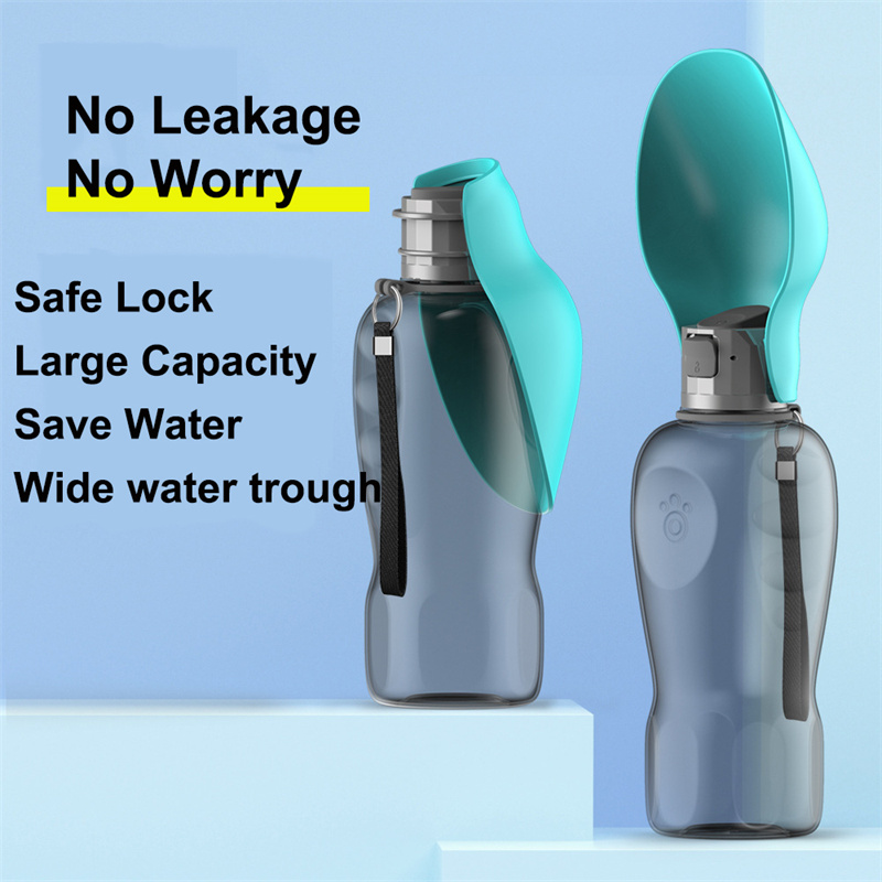 800ml Dogs Water Bottle Portable High Capacity Leakproof Pet Foldable Drinking Bowl Golden Retriever Outdoor Walking Supplies Pet Products — image 12