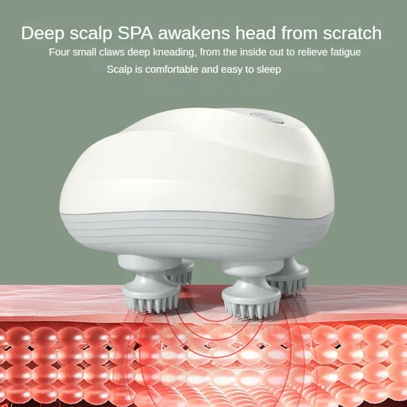 Deep Scalp Massager Head Cleaning Massager Also Suitable for Pets Electric Massage Tool Washable and Portable — image 2
