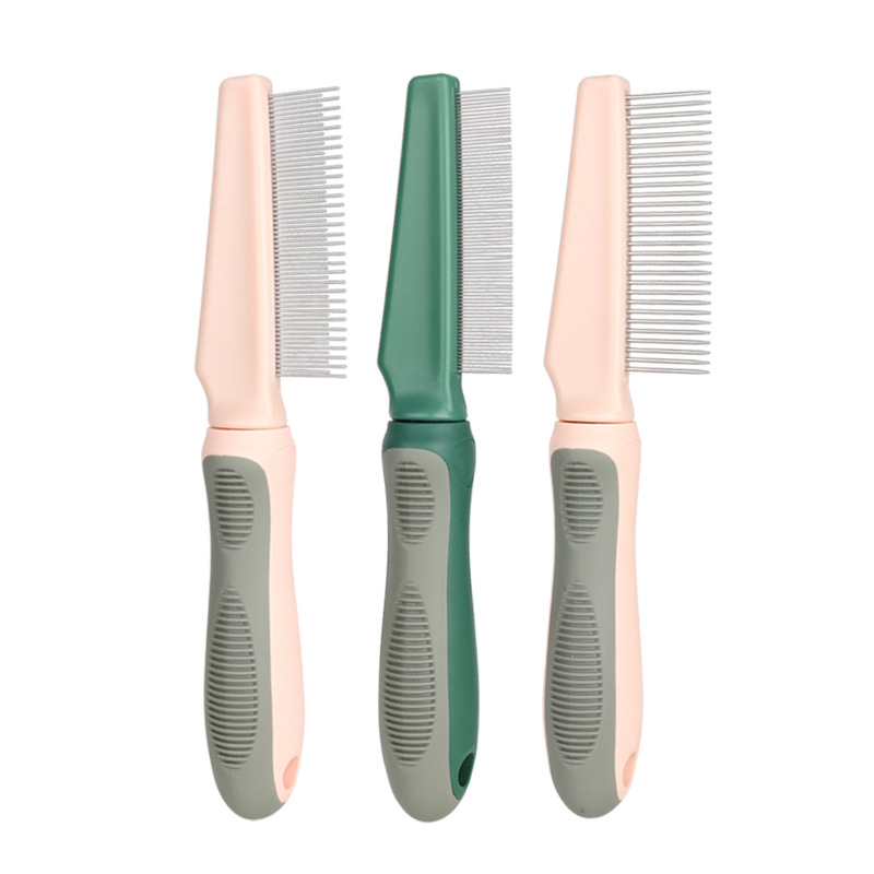 Pet Comb Cat Hair Removal Long Needle Comb Flea Comb Knot Hair Removal Comb Dog Comb Pet Supplies — image 5