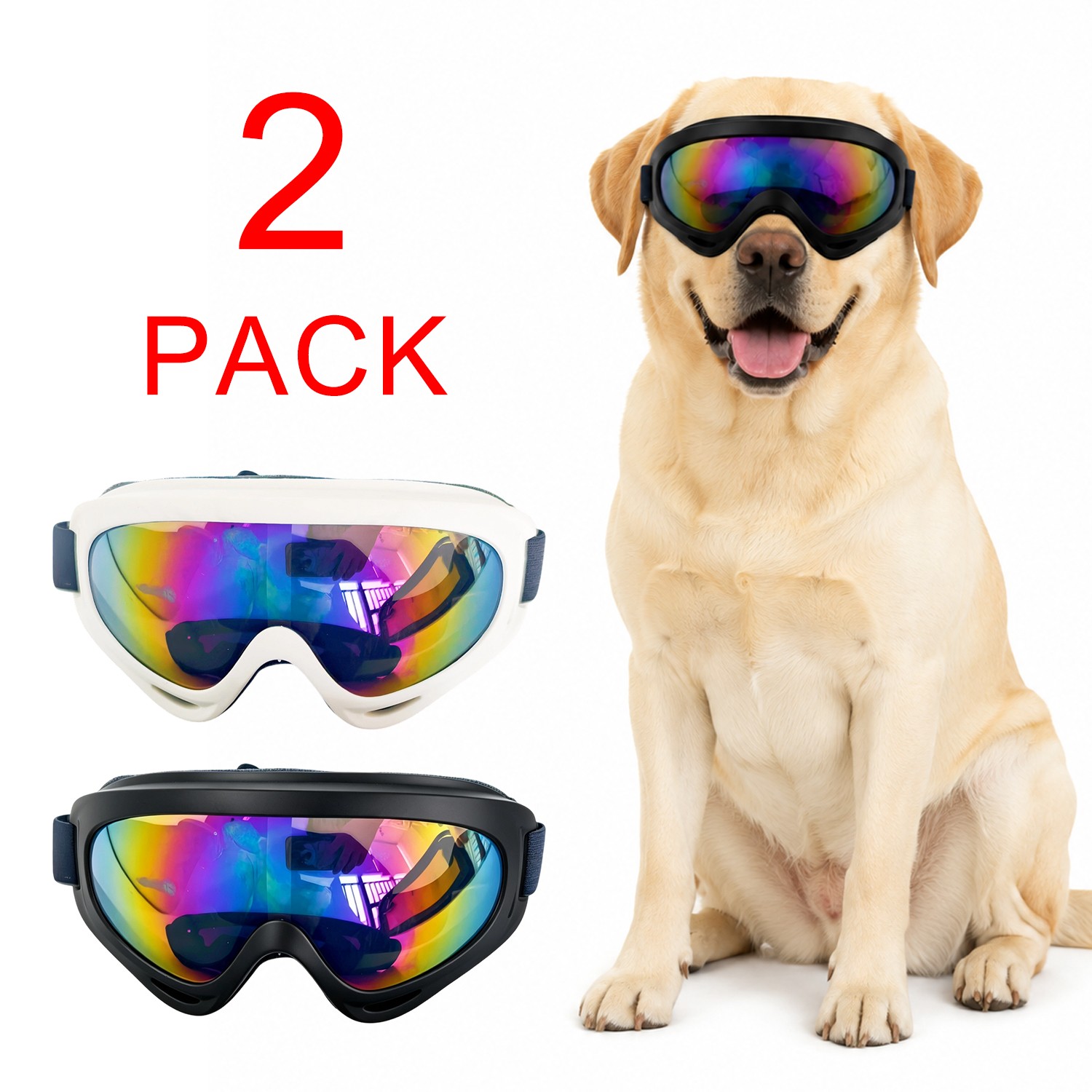Dog Sunglasses Pet Goggles For Small Dogs Anti-Uv Glasses Eye Protect Windproof — image 4