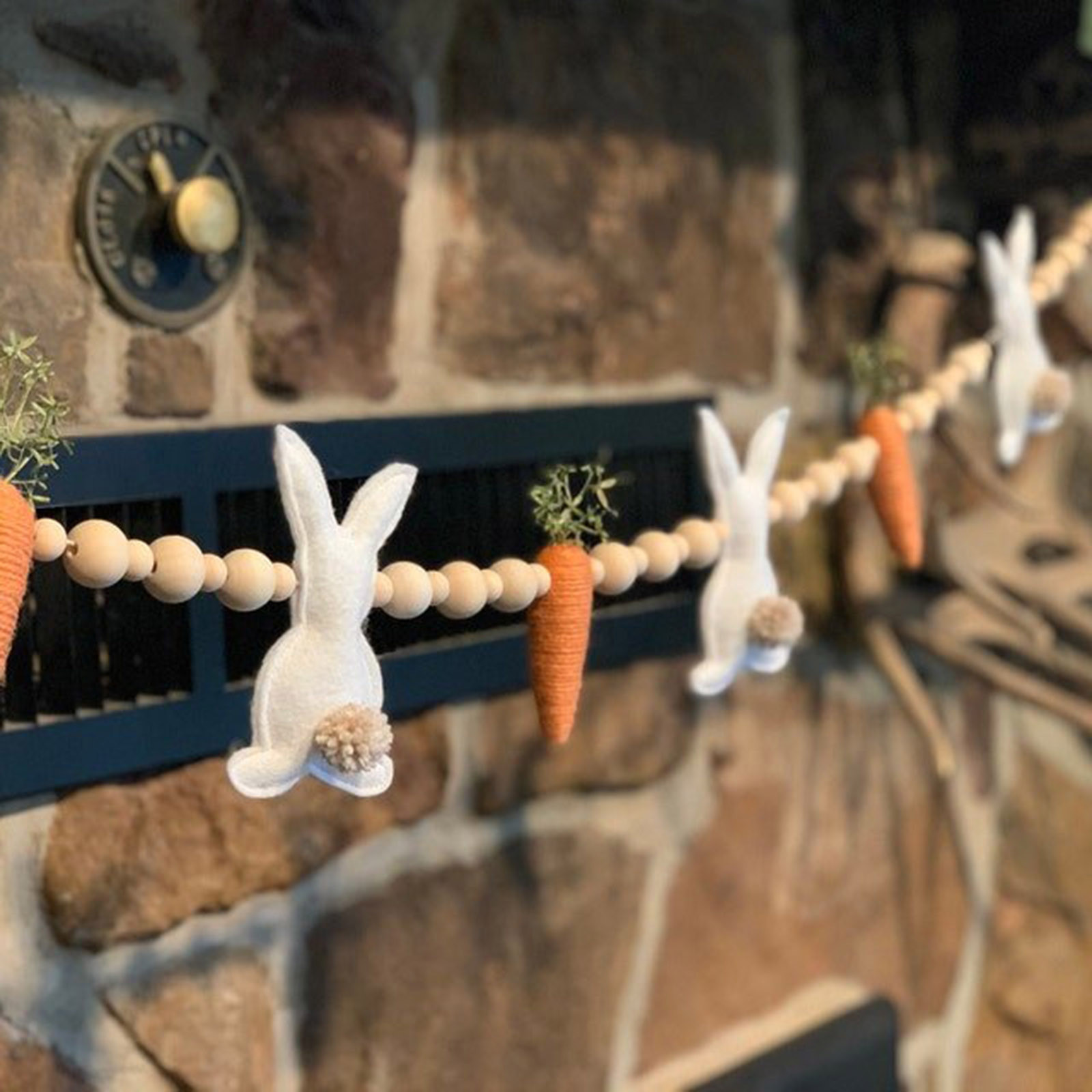 New Easter Bunny Carrot Garland Easter Bunny Carrot String Garland — image 1