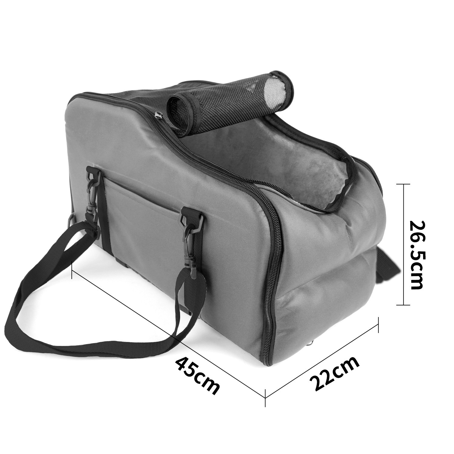 Portable pet bed for outings car travel safety seat center console car cushion car dog bed small dog ride artifact — image 5