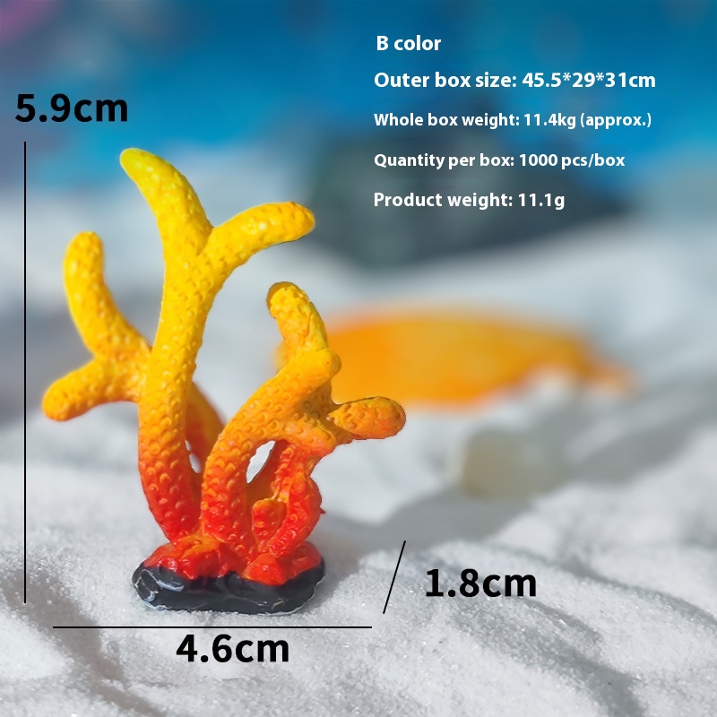 Decoración de Acuario Mini Coral para Tanques Pequeños DIY — imagen 4