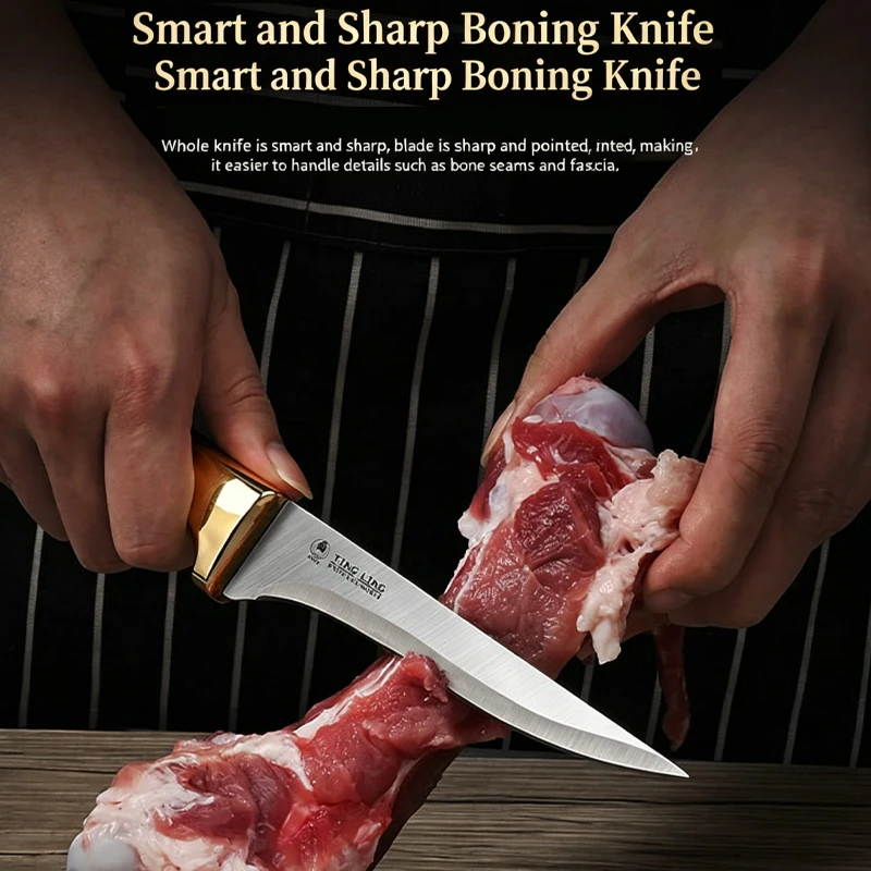 Professional high-hardness cutting knife, kitchen cooking knives, special bone removal knives, kitchen fruit knife, and peeler — image 3