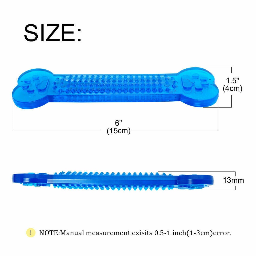 Pet Dog Chew Toys Rubber Bone Toy Aggressive Chewers Dog Toothbrush Doggy Puppy Dental Care — image 7