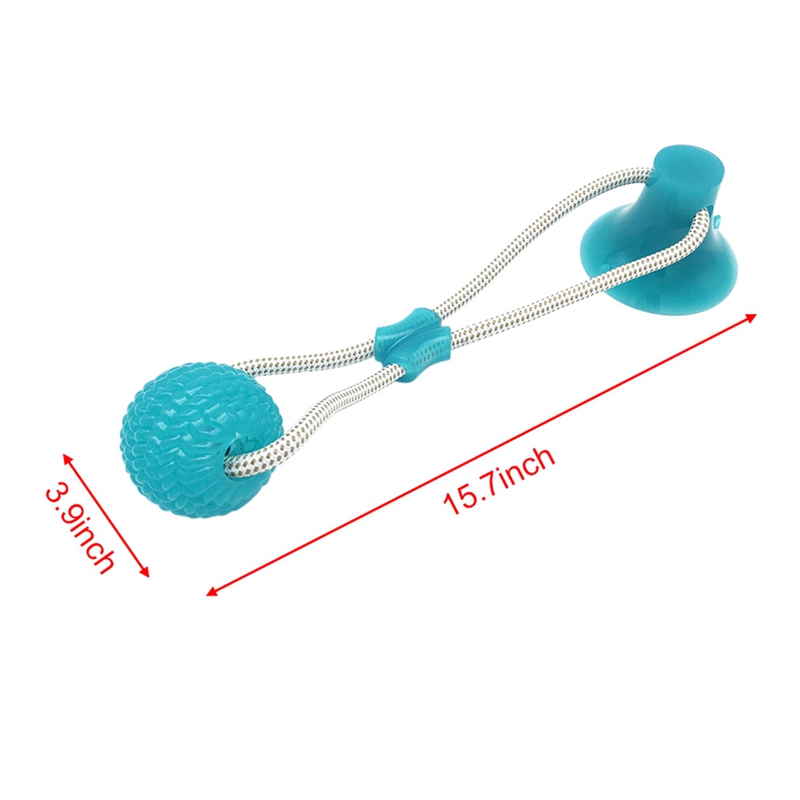 Multifunction Pet Molar Bite Toy Interactive fun Pet toy with suction cup dog push toy with TPR ball Pet Tooth Cleaning, Chewing — image 2