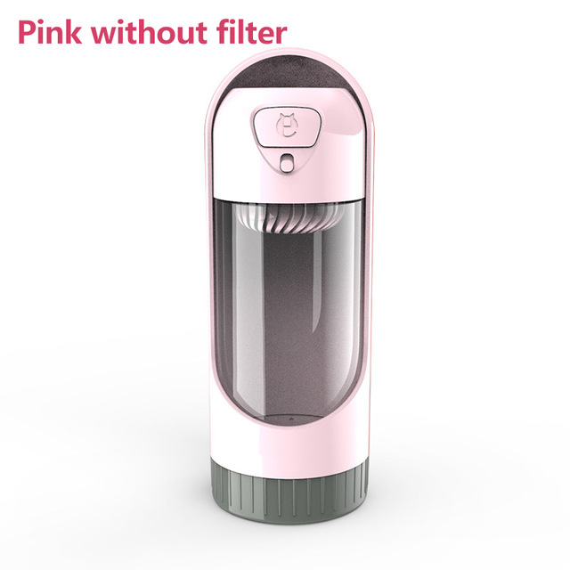 Portable Pet Dog Water Bottle Drinking Bowls For Small Large Dogs Feeding Water Dispenser Cat Activated Carbon Filter Bowl — image 18