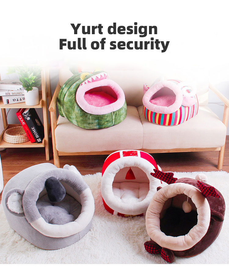 Casa para Mascotas de Cocodrilo Jaula para Perros y Gatos — imagen 1
