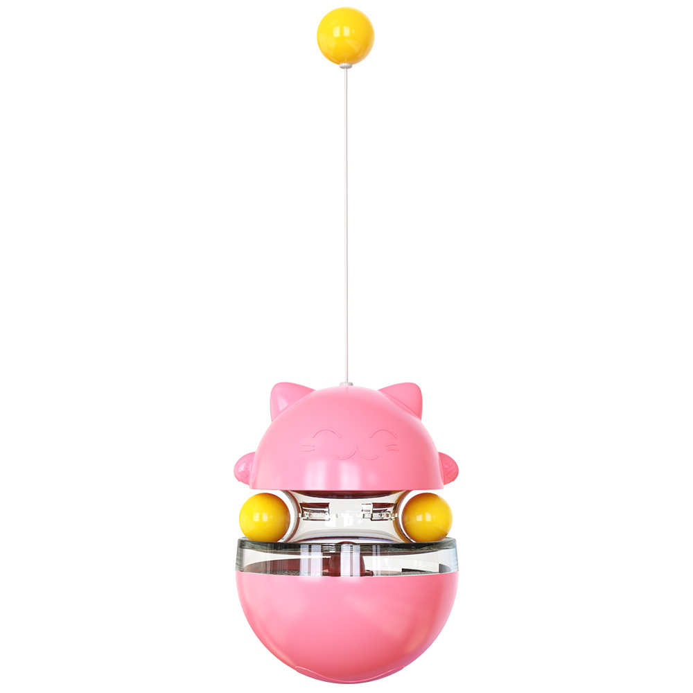 Leaking Food Ball Teasing Cat Stick Tumbler Cat Turntable Toy Pet Supplies — image 5