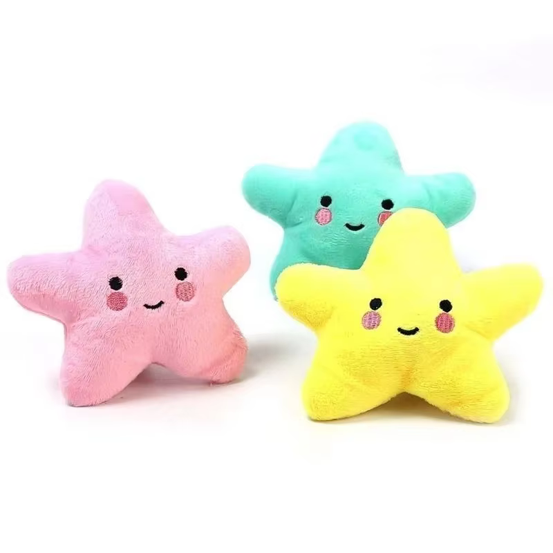 Pet Toy Plush Sounding Pentagram Toy Pet Playing Fun Dog Toys Cat Toys Pet Supplies — image 5