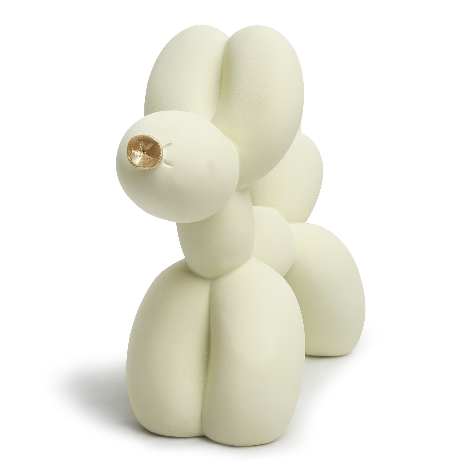Perro de globo decorativo para hogar en beige simple — imagen 3