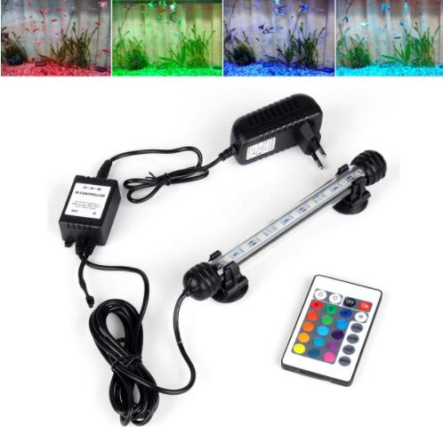 Iluminación Impermeable para Acuario, Lámpara Pequeña de Pasto Acuático con Cambio de Color Arcoíris — imagen 2