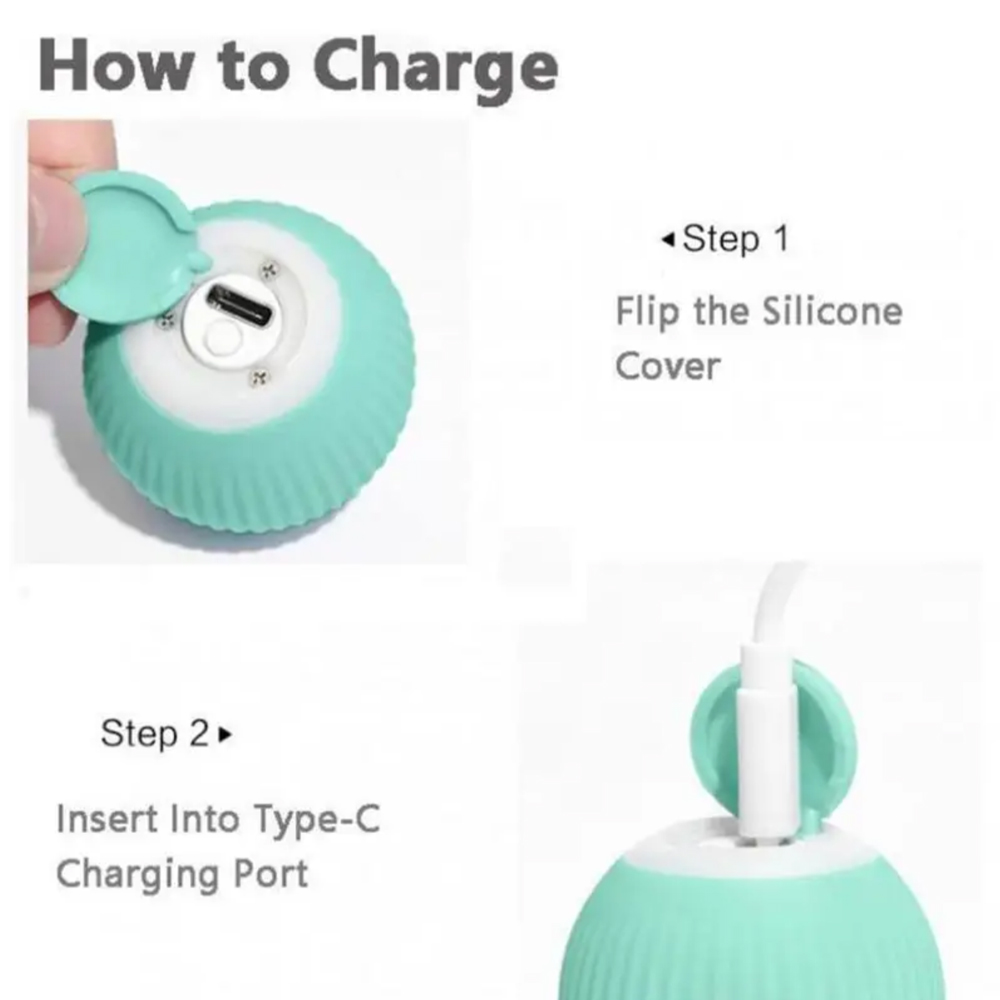 Pelota Interactiva Eléctrica para Perros y Gatos, Juego Inteligente para Interior — imagen 9