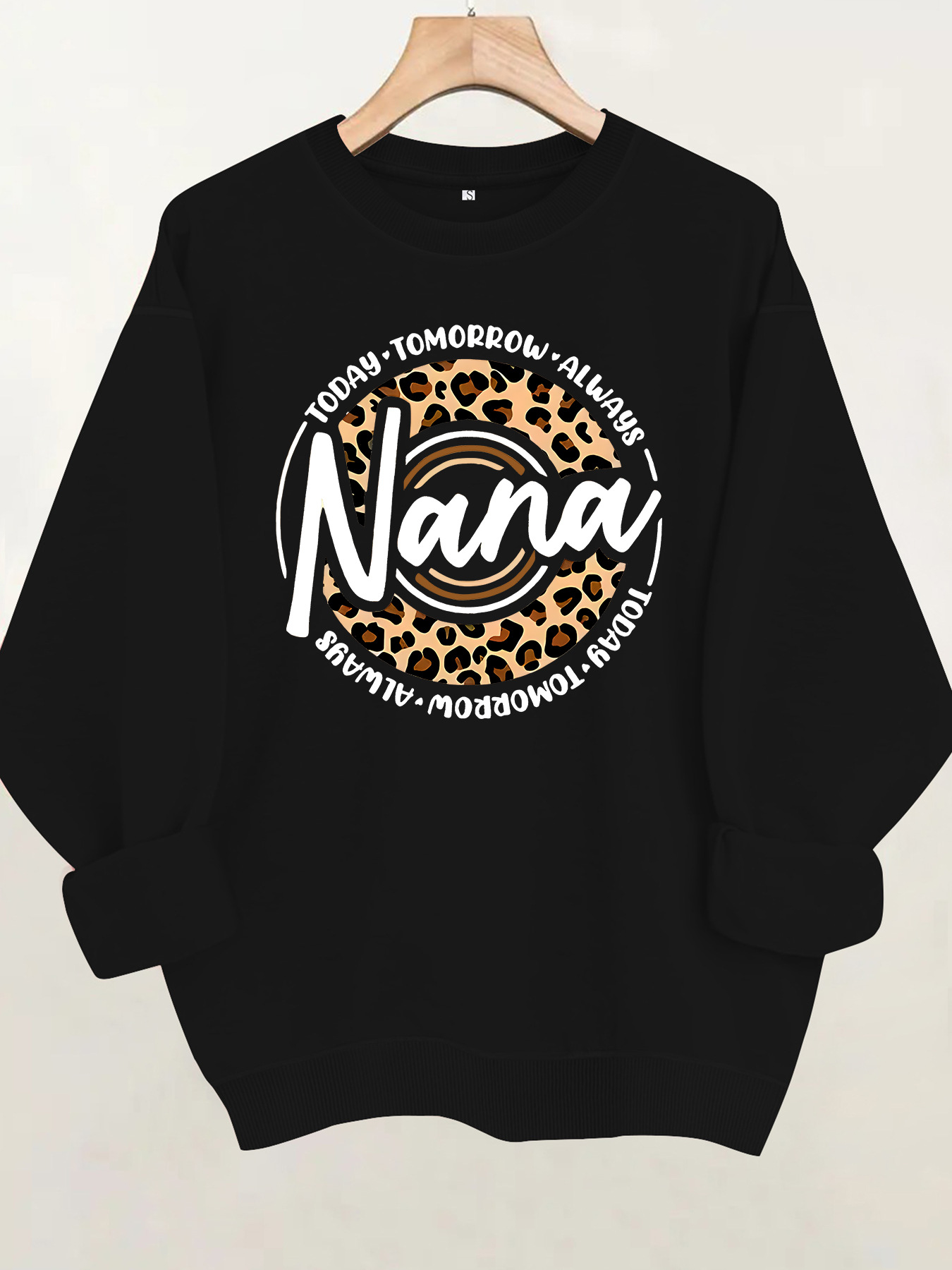 Leopard print fleece hoodie — image 10