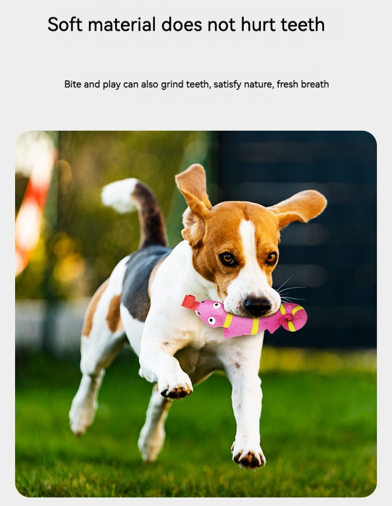 Toy New Product Latex Tongue Squeezing Lizard Crocodile Squeezing and Making Sounds Funny and Soothing Dog Toys — image 4
