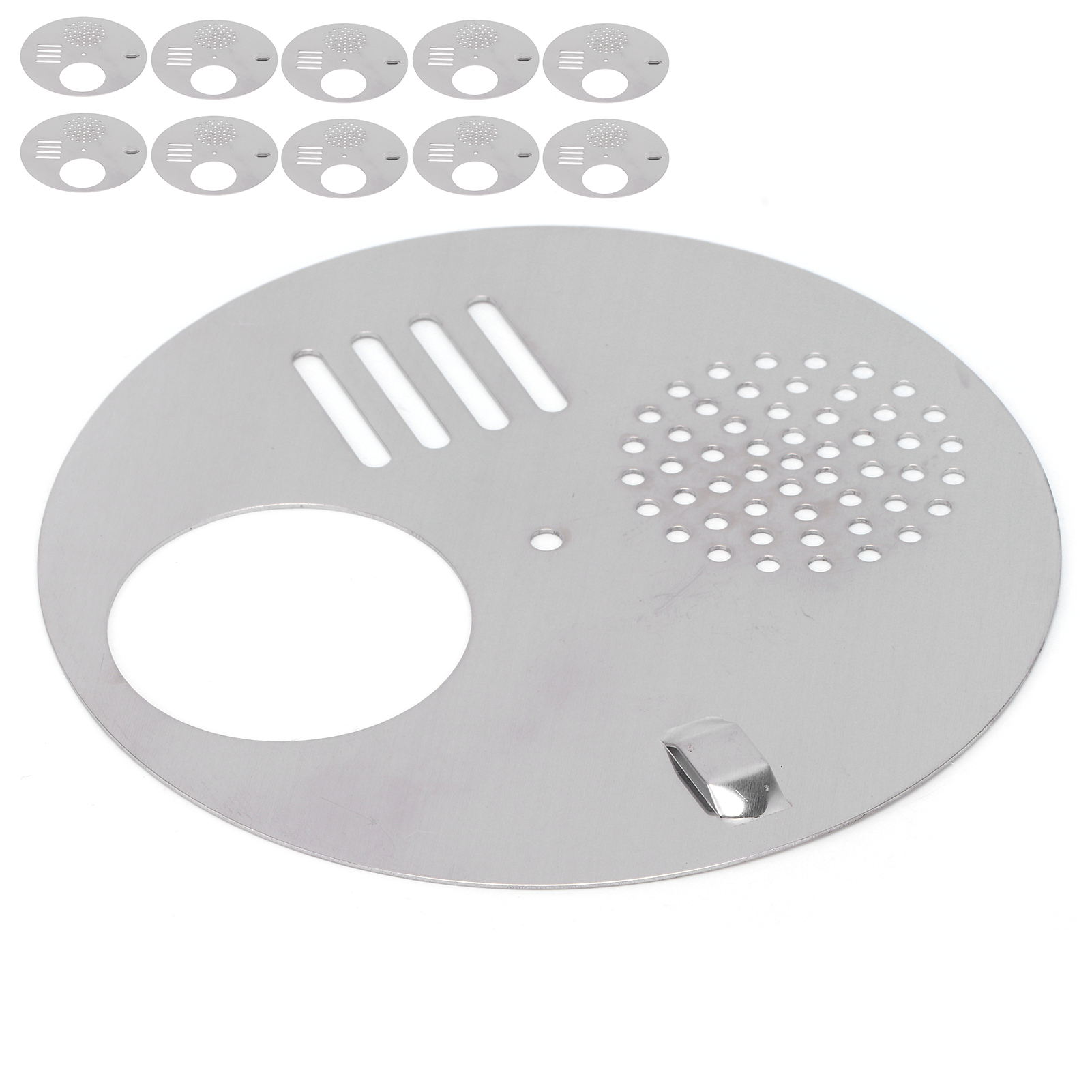10 PCS Round Beehive Door Rotatable Stainless Steel Beehive Entrance Gate For Quarantining Queen Bee AntiTheft