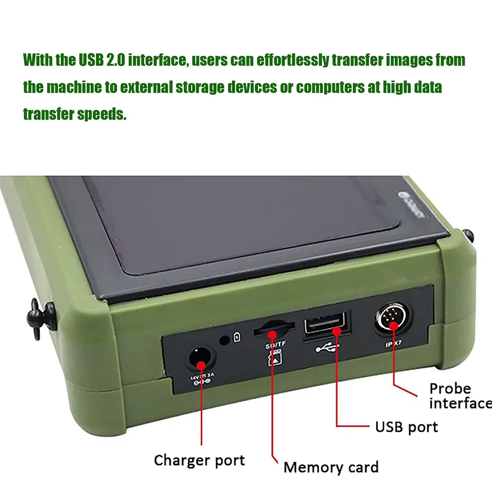 Portable Veterinary Ultrasound Scanner for Pregnancy Vet B Ultra Machine with 3.5MHz Convex Probe for Pig Sheep Dog Animals — image 5