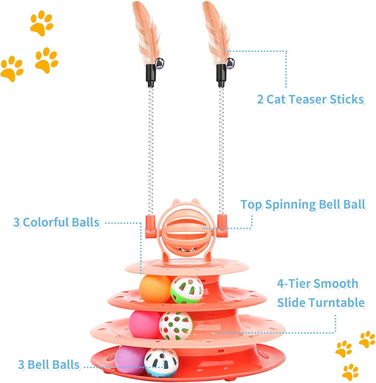 Juguetes para Gatos de Interior - Juguetes Interactivos para Kitten y Gato — imagen 11
