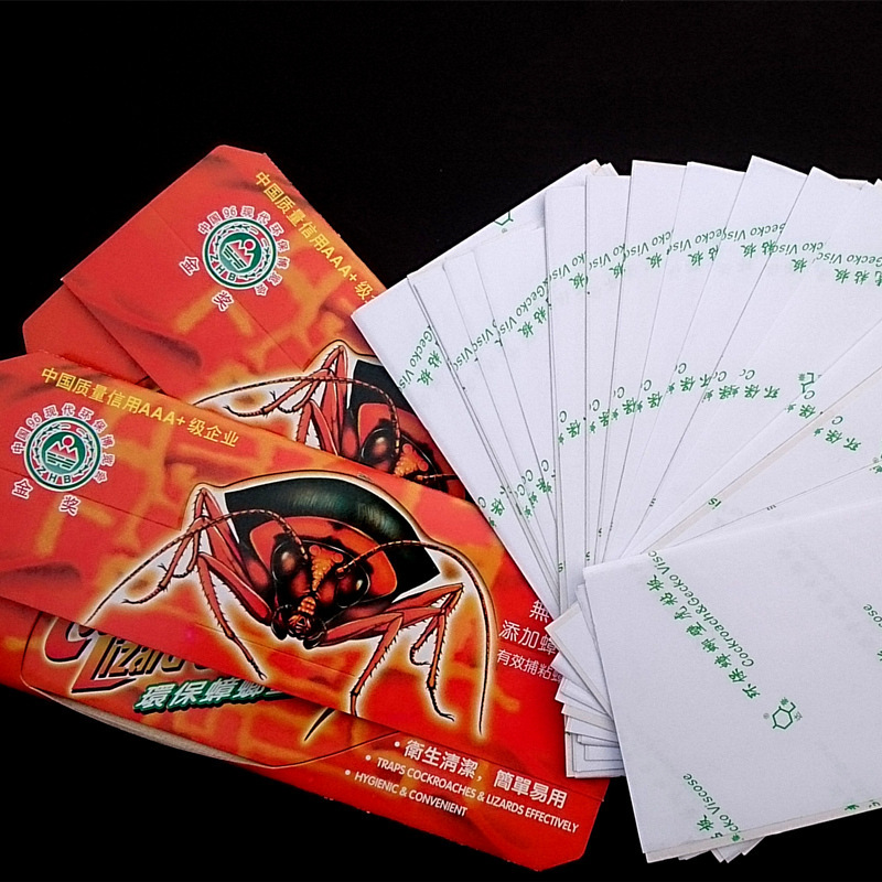 Papel pegajoso gecko para cucarachas — imagen 1