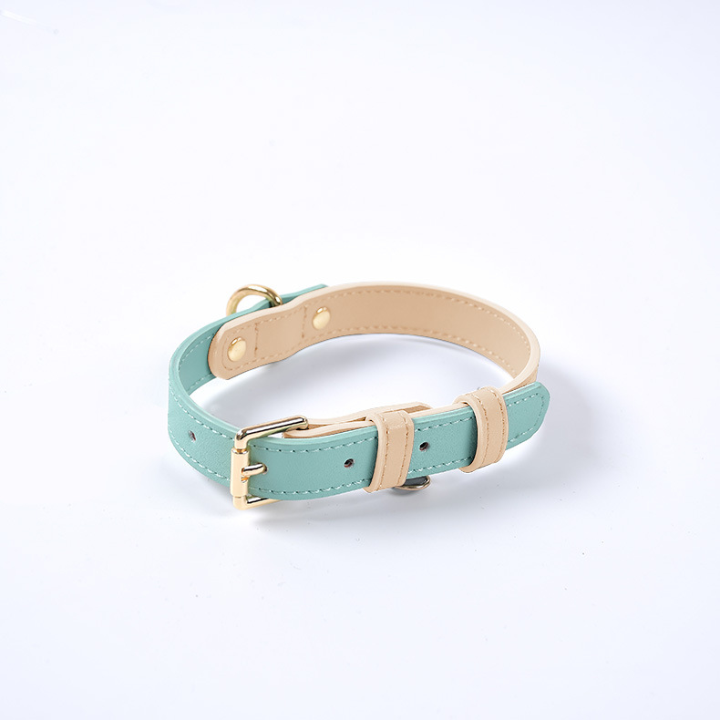 Genuine Leather Pet Dog Cat Collar Leash Dog Rope Dog Chain Dog Belt Pet Supplies — image 10