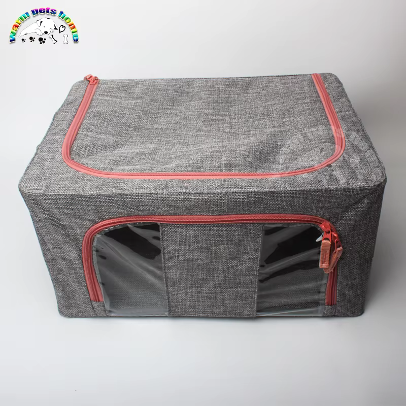 Pet Oxygen Cage for Puppy Kitten Turtle Lizard Bird Atomization Cages Linen Foldable Box Veterinary Equipment — image 1