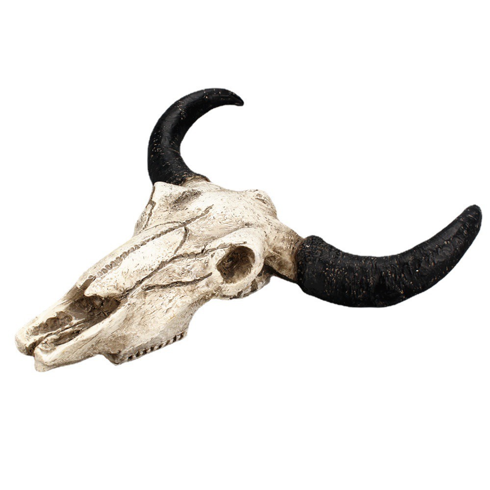 Creative resin for wall hanging ornaments of cow horns and skeletons — image 6