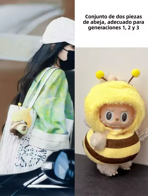 Doll Cos-shark Beautiful Plush Doll, Decorative Clothing For Bubu V1 V3 17cm, Funny Clothing For Cockroaches, Bee Set, Changing Toys — image 3