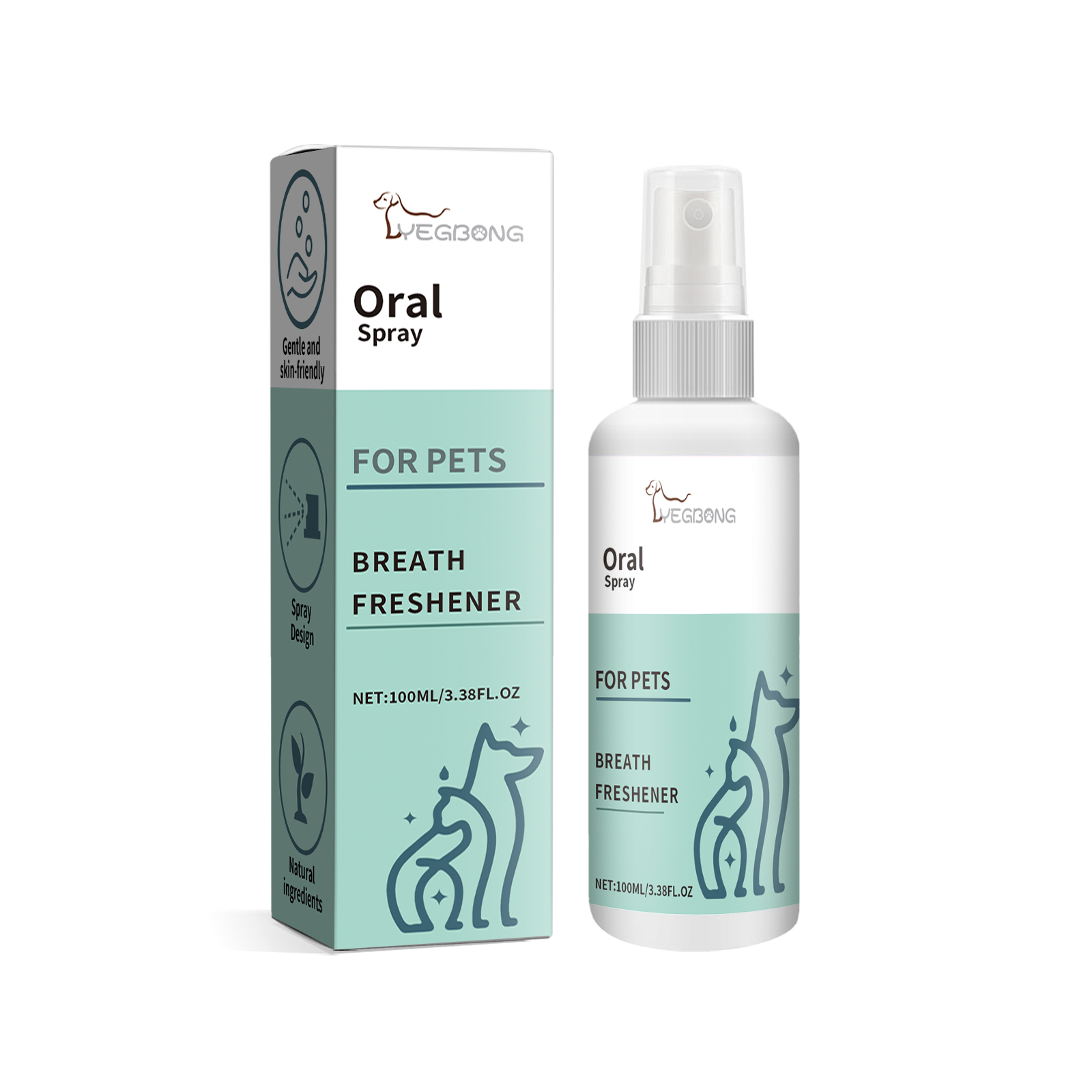 Pet Mint Fresh Breath Spray, Clean Your Dog's Bad Breath Fresh Breath Care — image 3