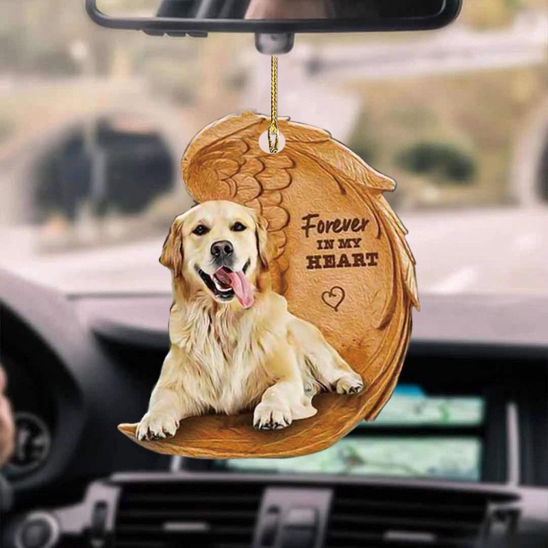 Colgante Decorativo de Perro en Acrílico, Accesorio para Auto, Decoración Interior, Adorno Colgante Creativo y Tierno para Coche — imagen 3