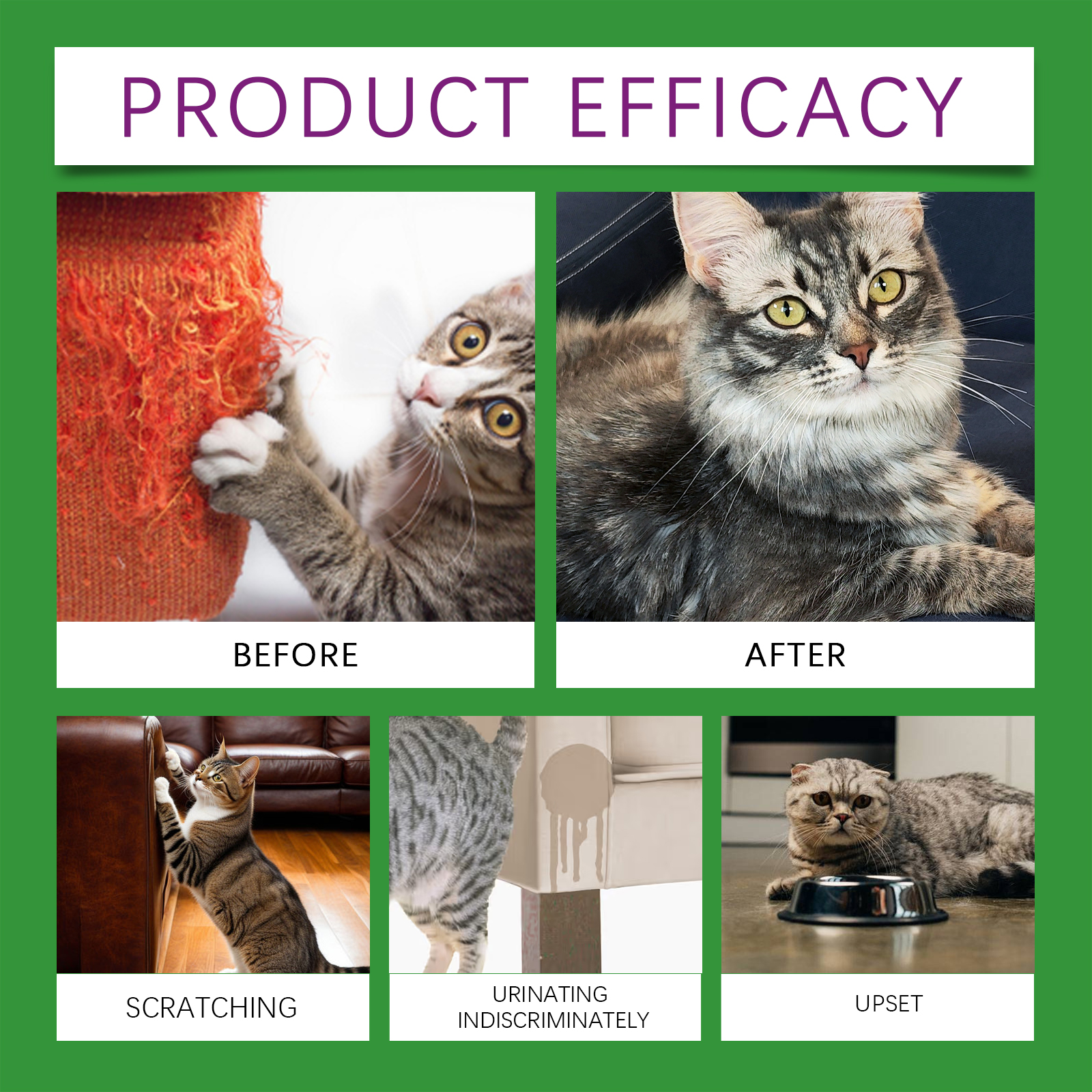 Kit de Diffusor de Fеромonas Calmantes para Gatos 45ml, Alivio del Estrés para Gatos Ansiosos y Kittenes — imagen 9