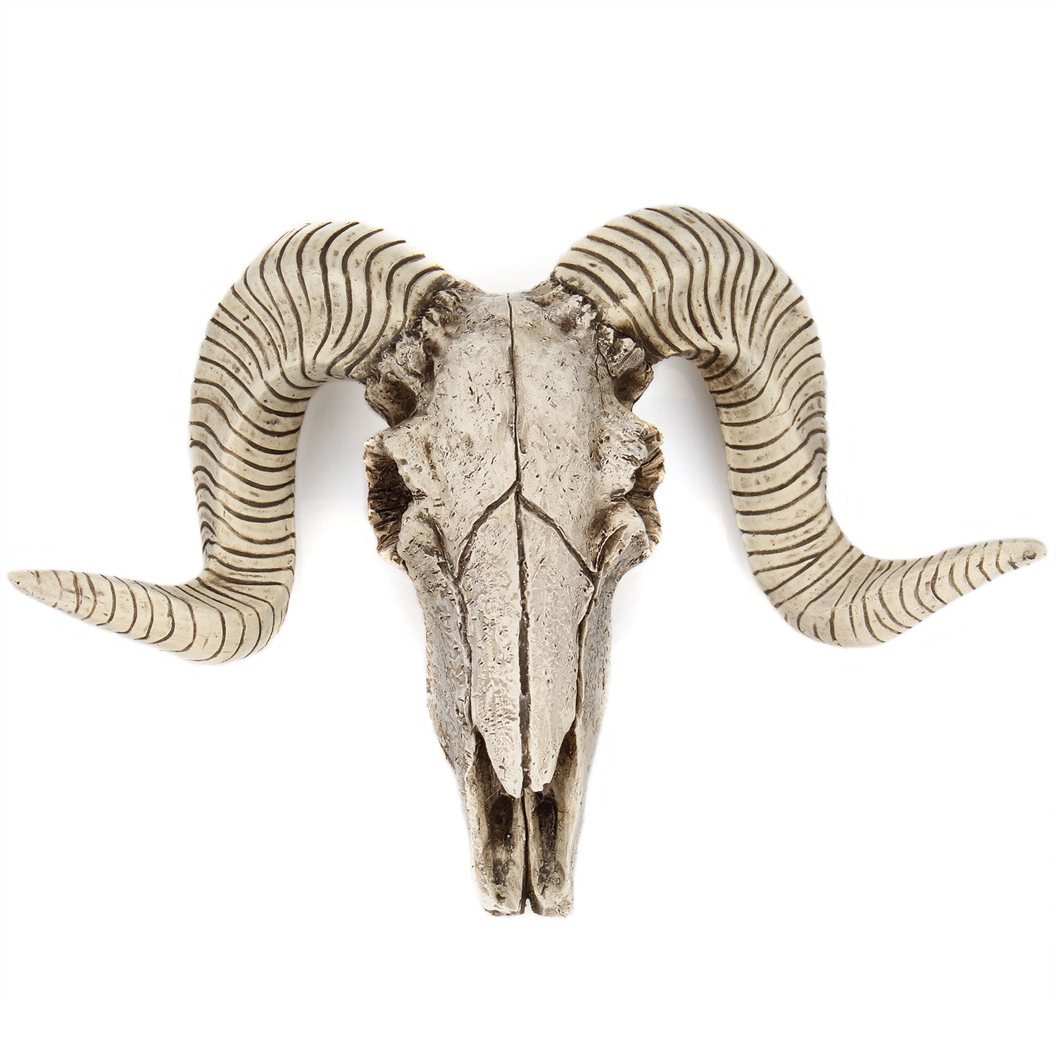 Sheep Horn Skeleton Wall Hanging Creative Home and Living Room Decoration Vintage Resin Crafts — image 3