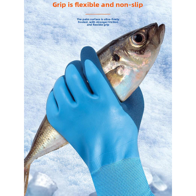 2 Piezas de Guantes de Invierno Cálidos, para Esquí, Cámaras Frigoríficas, Pesca, Impermeables, Afelpados, Resistentes al Desgaste, Gruesos y Anticongelantes — imagen 3