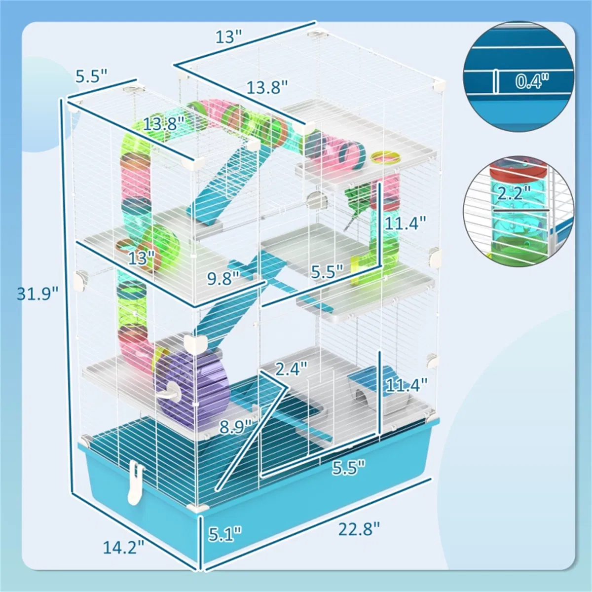 Hamster Cage, pet Cage — image 4