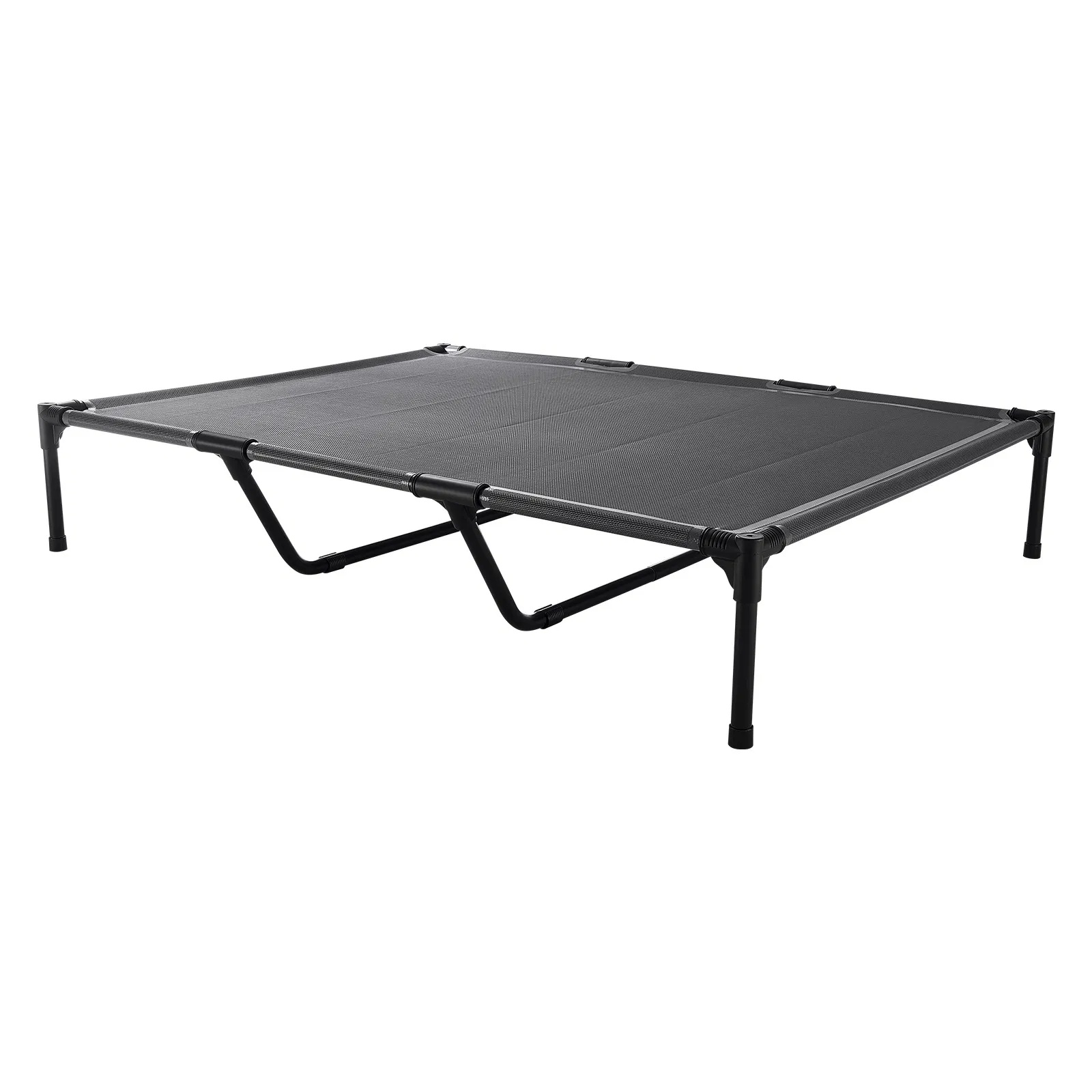 Elevated Dog Bed For Large Dogs XL, Raised Dog Cot With Heavy Duty Steel Frame, Breathable Teslin Mesh Cooling Dog Bed, Indoor & Outdoor Portable Hammock Pet Bed, Grey — image 1
