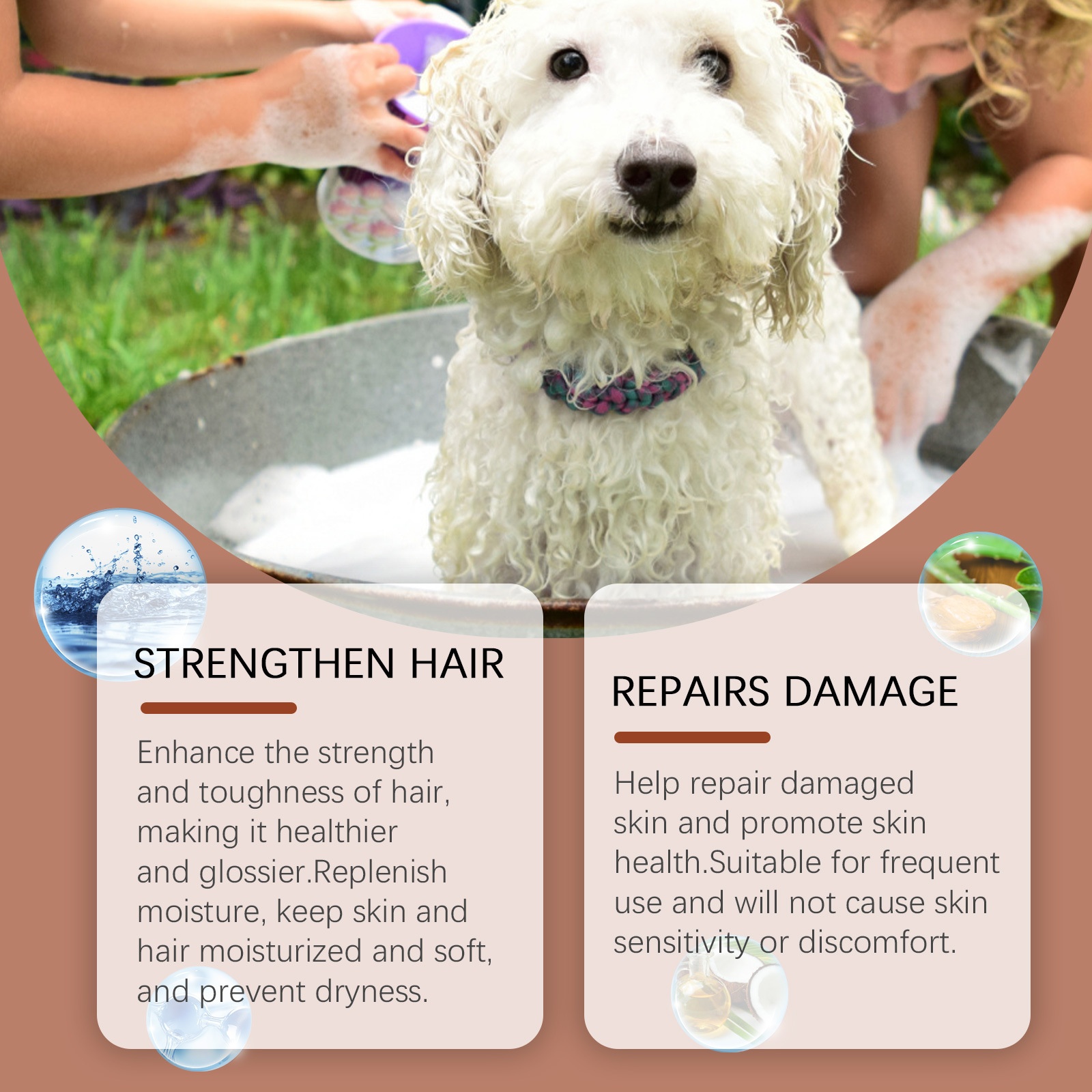 Sabón para Perros para Limpieza Suave y Nutrición de Pelo Muy Suave — imagen 3