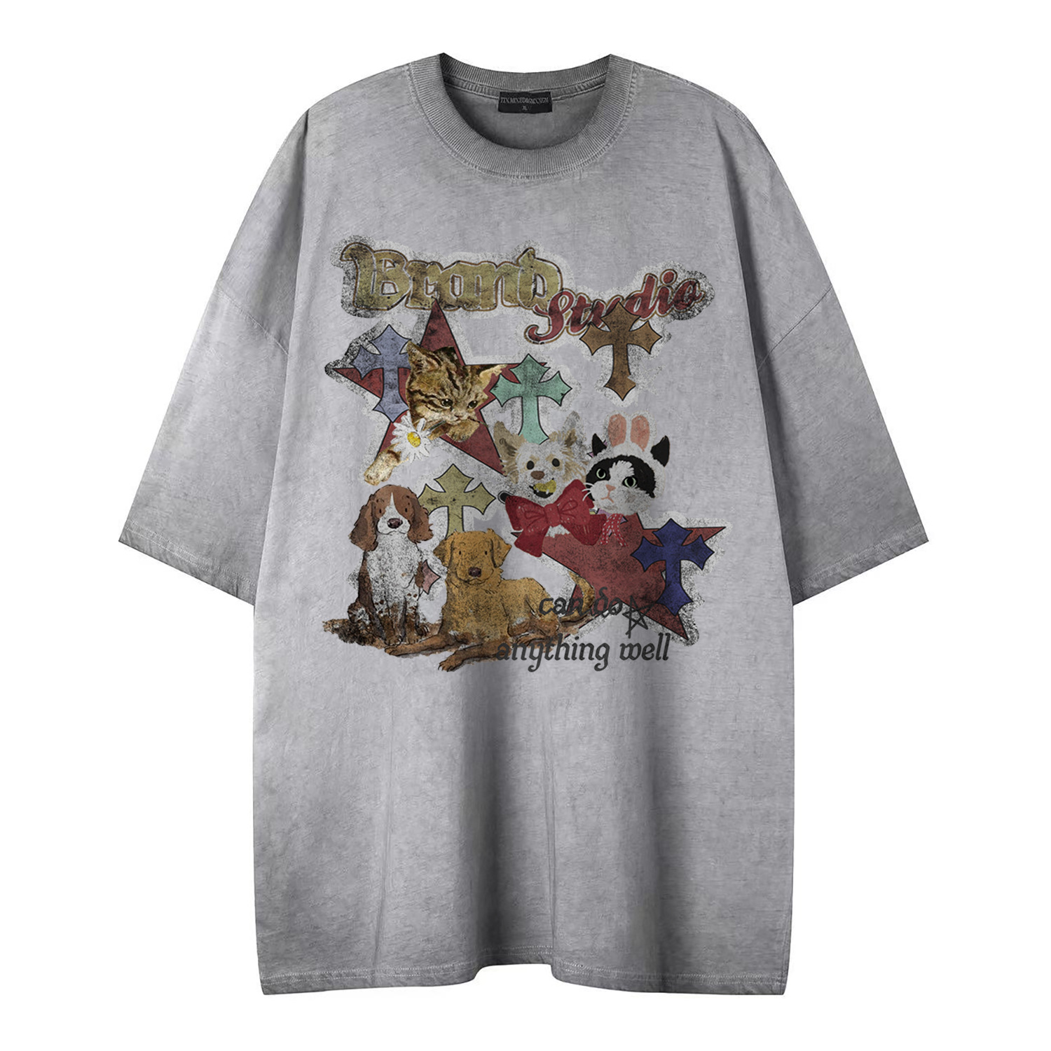 Camisa corta manga para mascotas con diseño animal — imagen 4