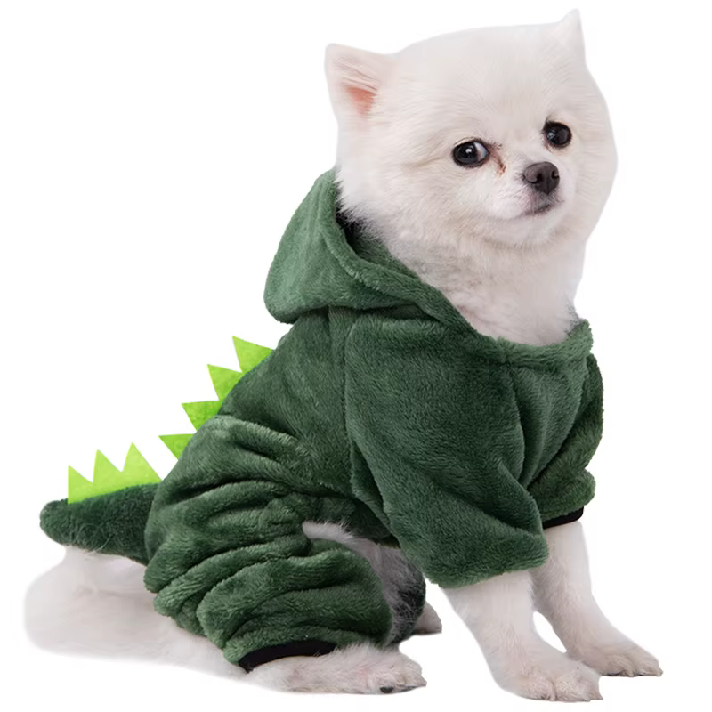 Pet Dog Clothes Soft Warm Fleece Dogs Jumpsuits Pet Clothing for Small Dogs Puppy Cats Clothes Chihuahua Yorkshire Costume Coat — image 2