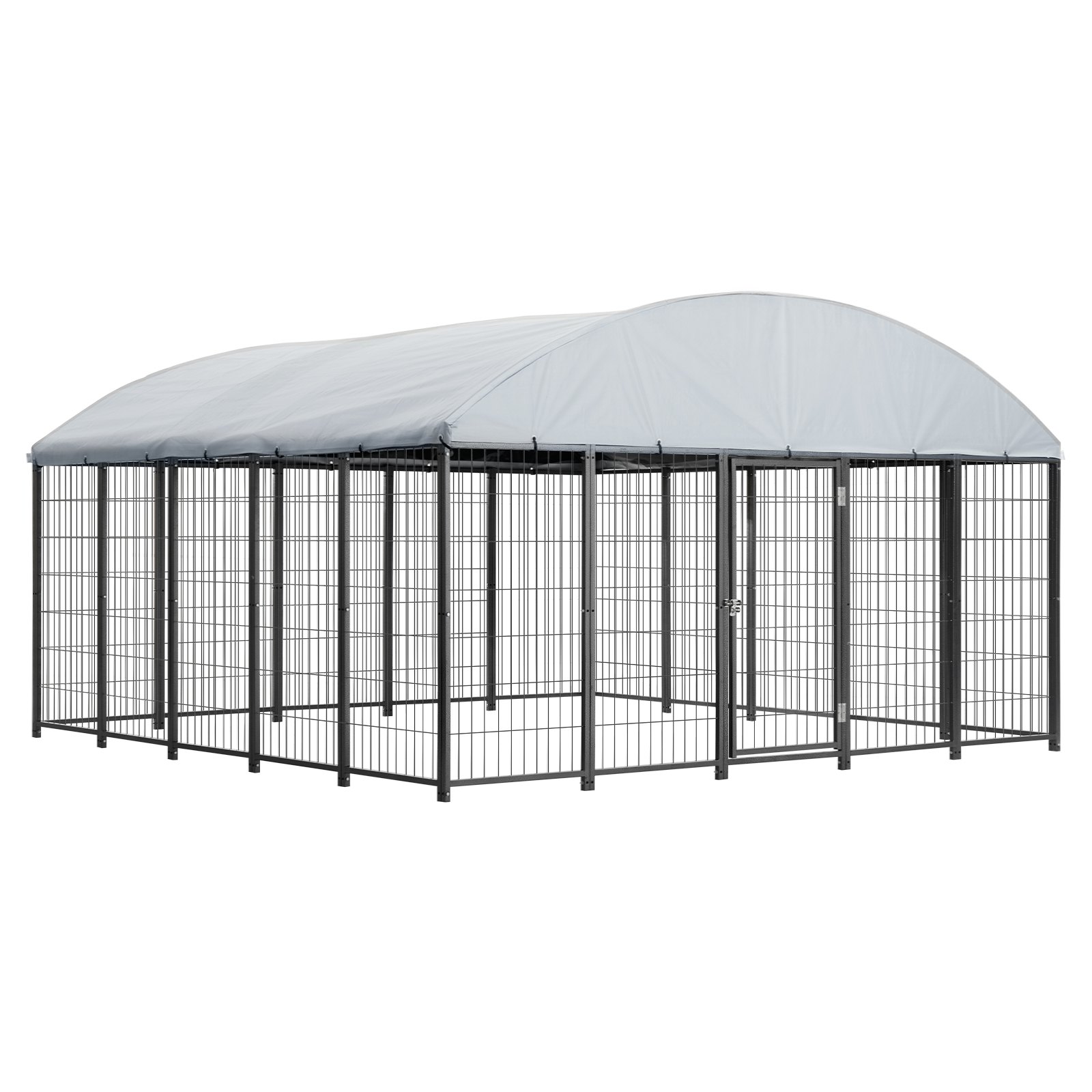 Cubo para Perros al Aire Libre, 9.8 x 9.8 x 5.4 pies Gran Cubículo con Cerradura Segura, Recintos Exteriores para Perros Grandes con Techo Resistente a UV y Impermeable, Caja Pesada para Mascotas de Gran Tamaño — imagen 1