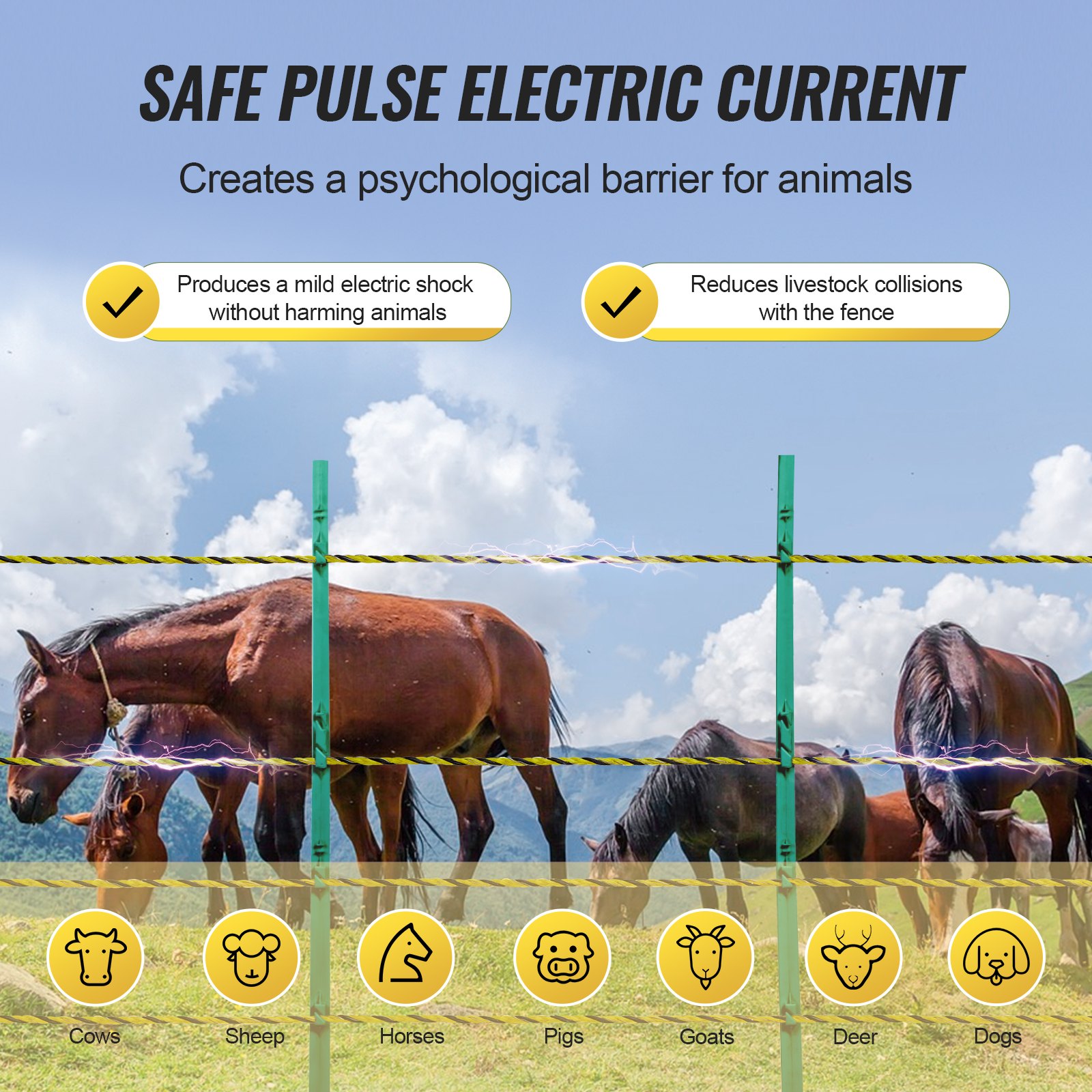 Electric Fence Wire, 3366Ft 1026M Portable Polywire, 1/8" Diameter 6 Stainless Steel Strands For Reliable Conductivity And UV, Rust Resistance, Fencing Rope Line For Horse, Cattle, Livestock — image 5