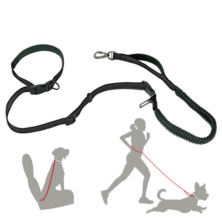 Outdoor Pet Supplies Traction Rope Function Dog Leash 6 In 1 Hands-Free Reflective Explosion-Proof Rushing Walk Dog Running Leash — image 1