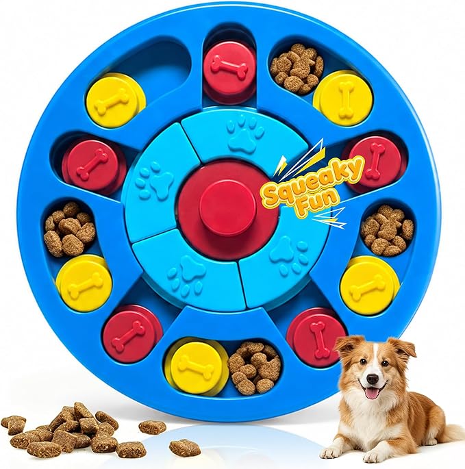 Interactive Dog Puzzle Toy, Treat Dispenser For Mental Stimulation, Enrichment And Slow Feeding — image 1