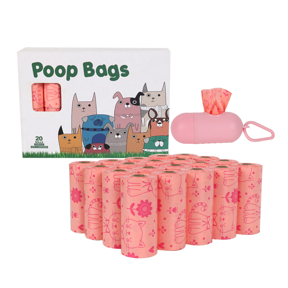 Bolsas de basura biodegradables para mascotas, bolsitas de caca perro — imagen 6